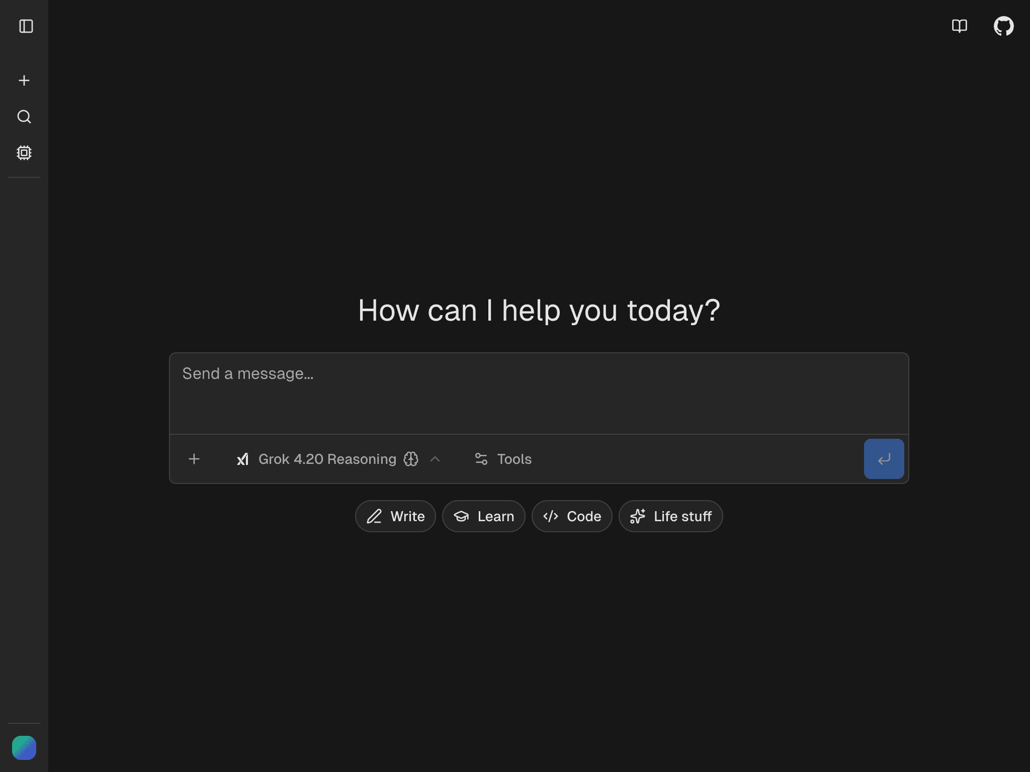 ChatJS — AI chat interface